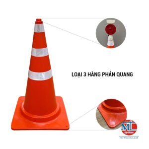 Cọc tiêu giao thông hình chóp tại Đà Nẵng